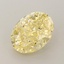 2.07 Ct. Fancy Vivid Yellow Oval Lab Grown Diamond
