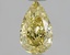 1.04 Ct. Fancy Intense  Yellow Pear Lab Grown Diamond