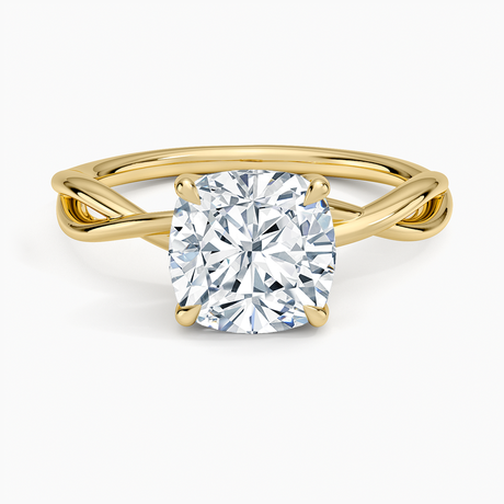 Alya Twist Solitaire Ring - Brilliant Earth