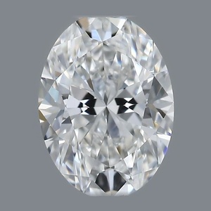 Oval diamond — real photo