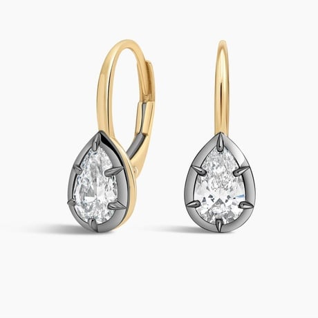 Harper Pear Lab Diamond Drop Earrings (1 2/5 ct. tw.)