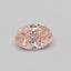 0.31 Ct. Fancy Intense Pink Oval Lab Grown Diamond