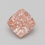 2.01 Ct. Fancy Vivid Pink Cushion Lab Grown Diamond