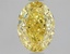 1.57 Ct. Fancy Vivid Yellow Yellow Oval Lab Grown Diamond