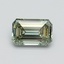 0.77 Ct. Fancy Intense Green Emerald Lab Grown Diamond