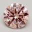 2.63 Ct. Fancy Intense Pink Round Lab Grown Diamond