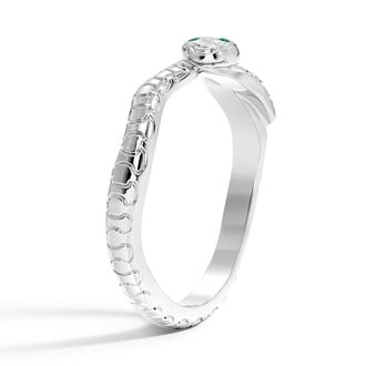 Custom Textural Snake Ring