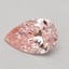 0.50 Ct. Fancy Vivid Pink Pear Lab Grown Diamond