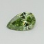 0.33 Ct. Fancy Vivid Green Pear Lab Grown Diamond