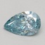 0.53 Ct. Fancy Vivid Blue Pear Lab Grown Diamond