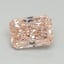1.00 Ct. Fancy Vivid Pink Radiant Lab Grown Diamond