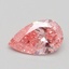 0.60 Ct. Fancy Intense Pink Pear Lab Grown Diamond