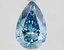 2.56 Ct. Fancy Vivid Blue Pear Lab Grown Diamond