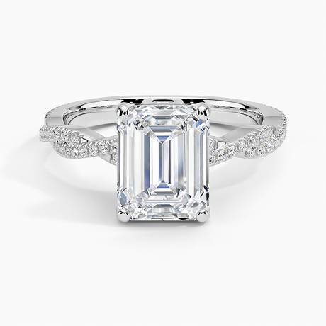 Scalloped Engagement Ring