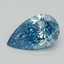 1.00 Ct. Fancy Vivid Blue Pear Lab Grown Diamond