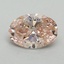 1.03 Ct. Fancy Intense Pink Oval Lab Grown Diamond