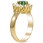 The Kizzy Ring, smalltop view on a hand