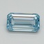 1.03 Ct. Fancy Intense Blue Emerald Lab Grown Diamond