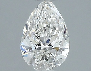 Pear diamond — real photo