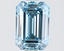 2.01 Ct. Fancy Intense Blue Emerald Lab Grown Diamond