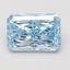 2.10 Ct. Fancy Vivid Blue Radiant Lab Grown Diamond