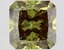 3.42 Ct. Fancy Deep Green Radiant Lab Grown Diamond