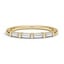Custom Four Stone Baguette Lab Diamond Ring