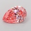 1.62 Ct. Fancy Vivid Pink Pear Lab Grown Diamond