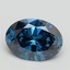 2.0 Ct. Fancy Vivid Blue Oval Lab Grown Diamond