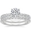 18K White Gold Peri Diamond Bridal Set