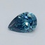 0.36 Ct. Fancy Vivid Malibu Blue Pear Lab Grown Diamond