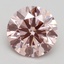 1.70 Ct. Fancy Intense Pink Round Lab Grown Diamond