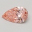 0.55 Ct. Fancy Vivid Pink Pear Lab Grown Diamond