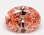 2.00 Ct. Fancy Vivid Pink Oval Lab Grown Diamond