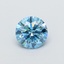 0.99 Ct. Fancy Vivid  Blue Round Lab Grown Diamond