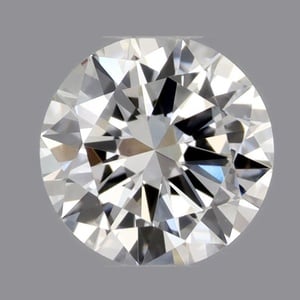 Round diamond — real photo