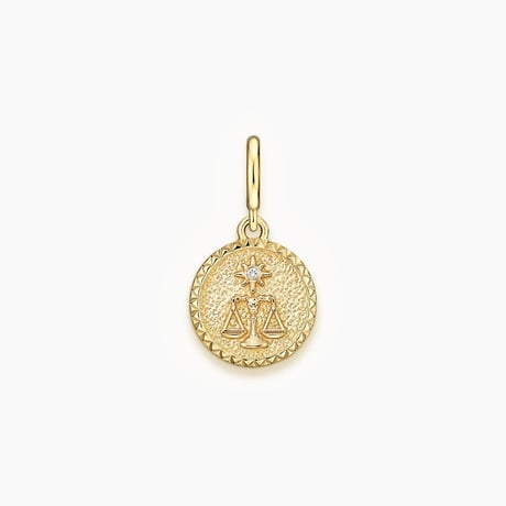 Zodiac Diamond Libra Charm