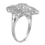 The Gradiana Ring, smalltop view on a hand