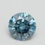 1.00 Ct. Fancy Vivid Blue Round Lab Grown Diamond