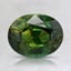 8x6.2mm Green Oval Australian Sapphire