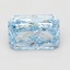 3.02 Ct. Fancy Vivid Blue Radiant Lab Grown Diamond