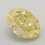 2.48 Ct. Fancy Intense Yellow Oval Lab Grown Diamond