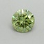 0.50 Ct. Fancy Vivid Green Round Lab Grown Diamond