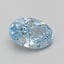 1.53 Ct. Fancy Vivid Blue Oval Lab Grown Diamond