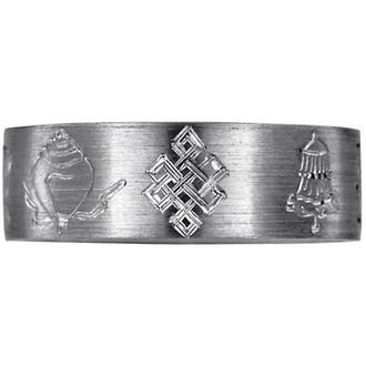 Custom Buddhist Symbols Ring
