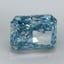3.01 Ct. Fancy Intense Malibu Blue Radiant Lab Grown Diamond