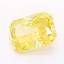 1.03 Ct. Fancy Vivid Yellow Radiant Lab Grown Diamond