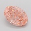 3.02 Ct. Fancy Vivid Pink Oval Lab Grown Diamond