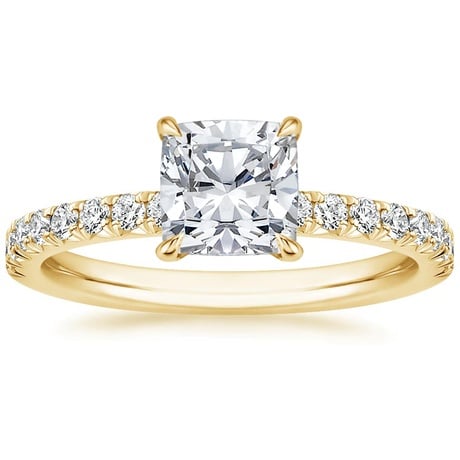 18K Yellow Gold Amelie Diamond Bridal Set