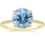 18K Yellow Gold Demi Three-Quarter Coverage Diamond Ring (1/3 ct. tw.), smalltop view